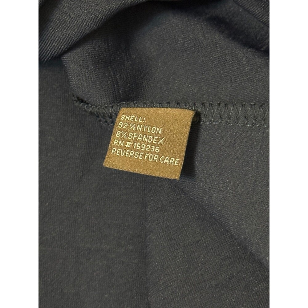JMcLaughlin Bedford Top Women XL Navy Tulip Geo Jacquard Quarter Zip Long Sleeve - Picture 4 of 10